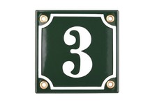 Emaille Hausnummernschild