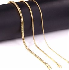 Edelstahl Schlangenkette 1-2mm