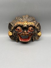 Vintage Boma Holzmaske Balinesische Barong Maske Holzschnitzerei
