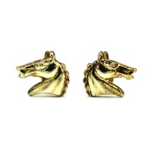 585 Gelbgold Pferd Ohrstecker