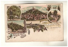 AK Gruss aus Falkenstein Bayerischer Wald Bayerisch Eisenstein um 1900 (140)