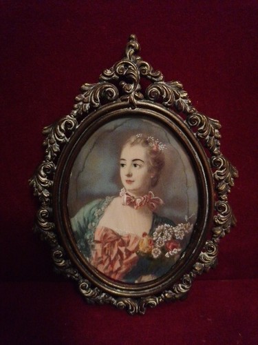 Porträt lupenmalerei madame - lupenmalerei,