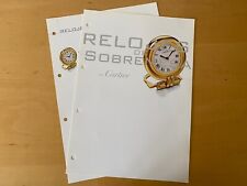 Katalogblätter CARTIER