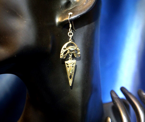 Jugendstil ohrringe gold - jugendstil,