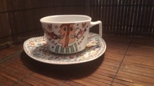 Rosenthal Porzellan Kaffee Tasse/Unter. von James Rizzi und Dorothy Hafner