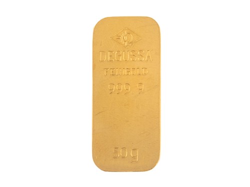 Degussa goldbarren 999 - degussa,