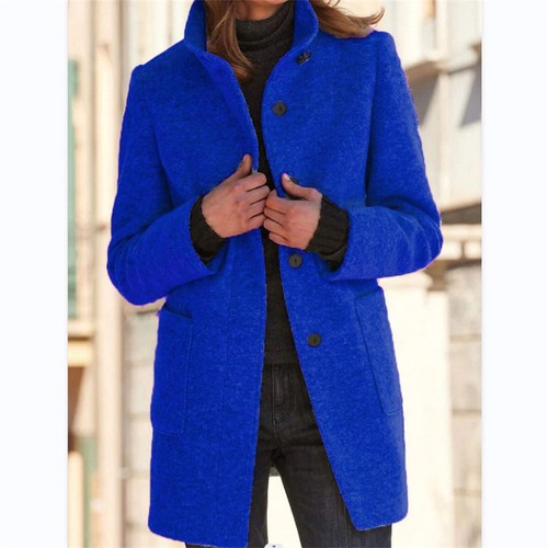 Damen wollmantel winterjacke - damen,