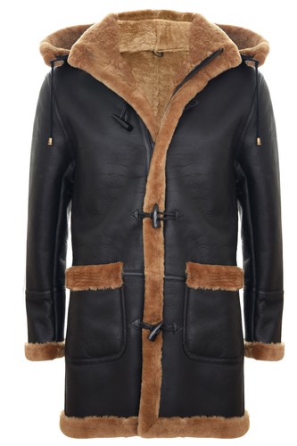 Herren braun lammfell seesack - herren,