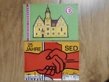 Streichholzetiketten DDR-Kistenetiketten 2Stk