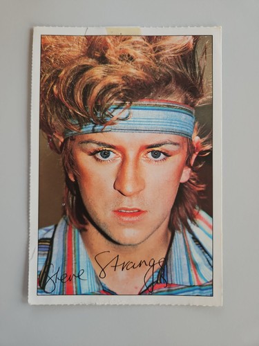 Steve strange autogrammkarte - steve,