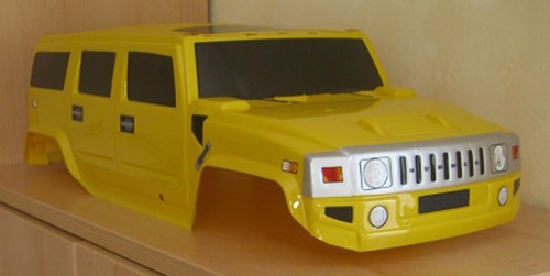 Karosserie hummer gelb mit - hummer, h2