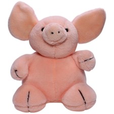 Vintage Sunkid Süßes Schwein, stehend Kuscheltier 20cm Gebraucht Schwein