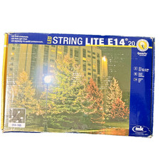 Profi LED Lichterkette Schwarz MK String Lite E14 10m Koppelbares System Outdoor