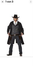 Fasching Kostüm Herren Cowboy Größe XL, schwarz, sehr guter Zustand