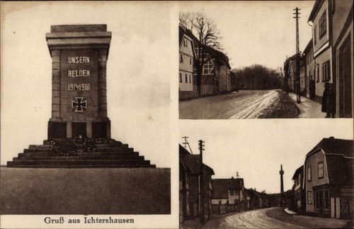 Ichtershausen in - ak,
