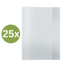 25 x Herma Heftschoner Heftumschlag Hefthülle Buchschoner A4 transparent 7490