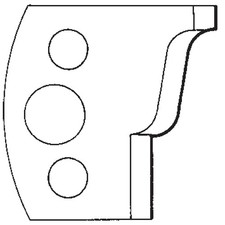 Scheppach Profilmesser Paar