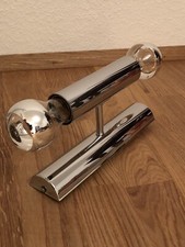 Minimalistische Space Age Ära Sputnik TZ Schmitz Chrom Design Wandlampe Lampe