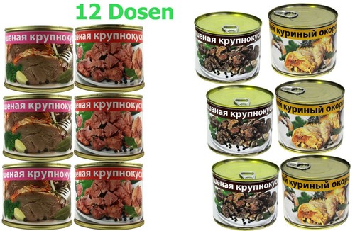 Fleischkonserven dosen 12 - 12,