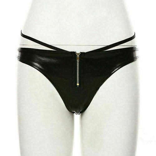 Damen sexy unterhose - sexy, lederlook