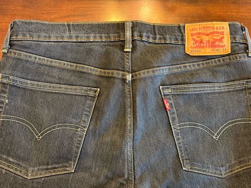 Levis 65504 blue jeans - levis,