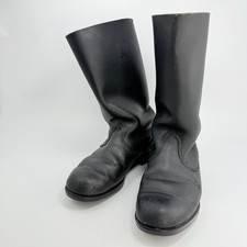 NVA Stiefel Leder Militär Gr. 28 1/2 42 Original DDR Schweinsleder 70er 80er