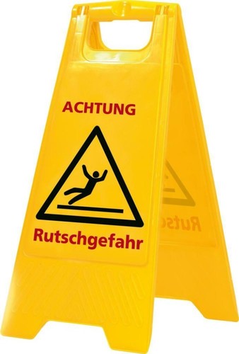 Warnschild rutschgefahr - warnschild,
