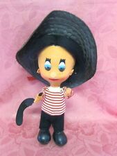 Alte Puppe Figur Gondoliere L 36,5 cm Andenken Venedig vintage Souvenir 23757