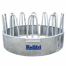 Rundraufe Ringraufe Heuraufe 12 Plätze für Pferde 230 cm Futterraufe KELLFRI