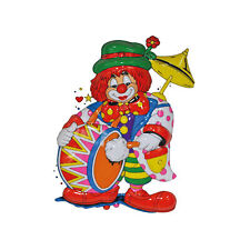 Wanddeko Clown mit Trommel