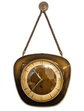 50s" mechanische  Wanduhr