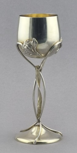 Jugendstil wein pokal - wein,