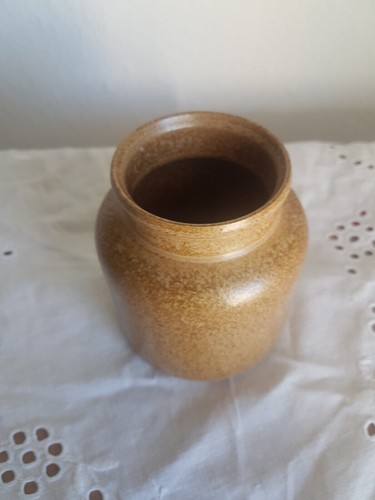 Vase steingut braun - vase,