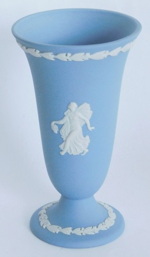 Kleine vase wedgwood blau - vase,