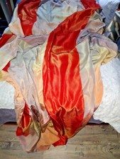 Raumausstatter Kolonialstil Seidentaft 2 Schals Luxus Vorhänge 1,38 x 1,95 m