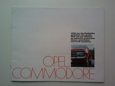 Prospekt Opel Commodore original