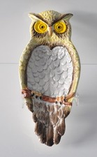 BASSANO KERAMIK  Löffelablage CIVETTA  EULE  Relief MEDITERRANES GESCHIRR