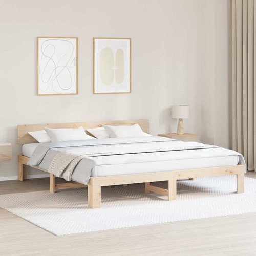 Holzbett massivholz kiefer - holzbett,