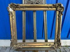 ANTIKER BAROCK ROKOKO BILDERRAHMEN UM 1880 RAHMEN 73x65x8cm FALZ 58,1x49,1cm