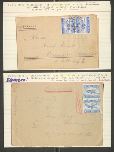 Feldpost ca 30 - ca.,