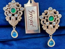 Grossé Pforzheim Ohrclips  Ohrringe ( Christian Dior ) Schmuck TOP