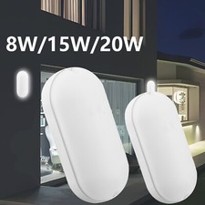 8/15W/20W LED Feuchtraumleuchte Ovalleuchte Wannenleuchte Badlampe Kellerleuchte