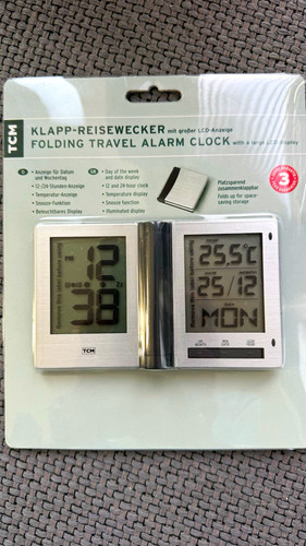 Tcm klapp reisewecker digital - tcm,