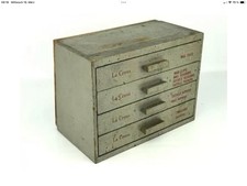 La Cross Holzvitrine für Maniküre-Werkzeug Schubladen Schrank