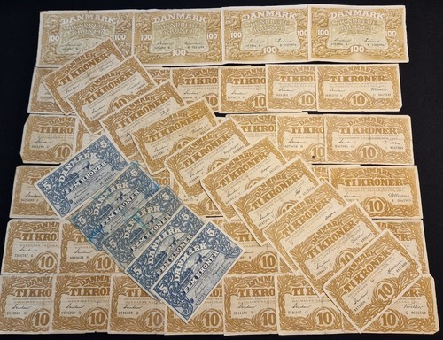 Banknotensammlung dänemark - banknotensammlung,