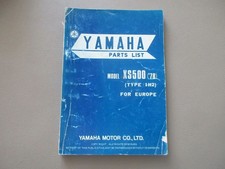 Yamaha XS 500 1H2 Handbuch Ersatzteilliste Ersatzteilkatalog Teile 2G8-28198-E5