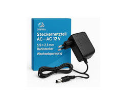 12V AC AC Netzteil WECHSELSPANNUNG? 500mA 1000mA 5,5mm Stecker 