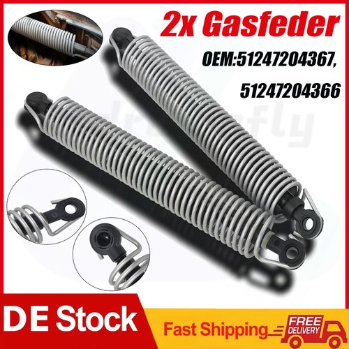Gasfeder zugfeder - 2*gasfeder,