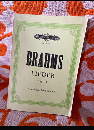 Edition peters brahms lieder - edition,