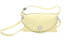 Rinascimento Tasche Damen Einheitsgröße Gelb Beschichtet Abnehmbare Band Umhänge